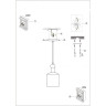 Подвесной светильник ODEON LIGHT PENDANT BOLLI 4086/1