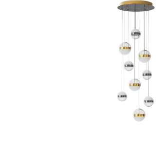 Каскадная люстра ODEON LIGHT RONI 5037/84L